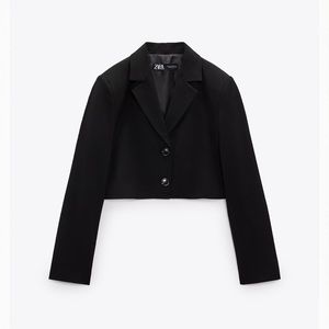 Zara cropped blazer